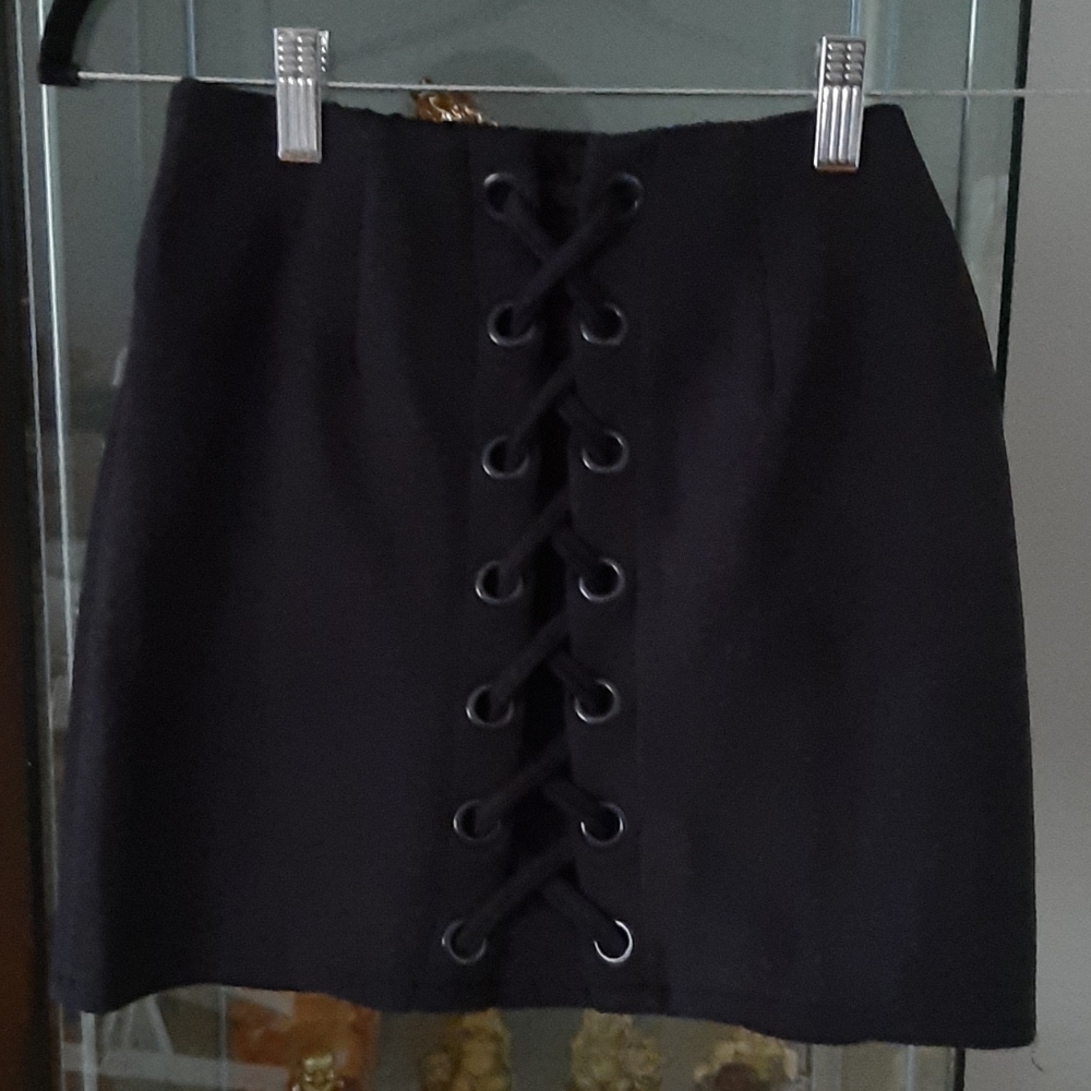 Shoe lace skirt